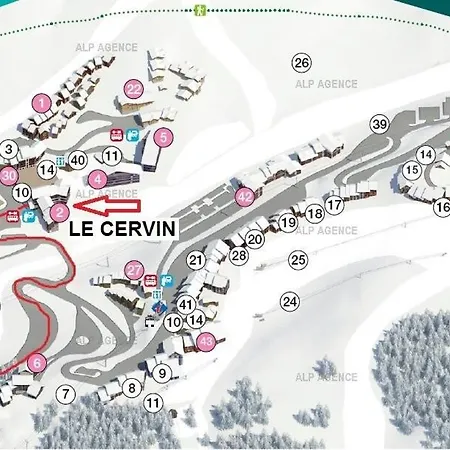 Le Cervin - 2 Pieces 4 Pers- Wifi- Le Cervin- 315ce - Plagne Soleil Mae-7724 Apartment La Plagne
